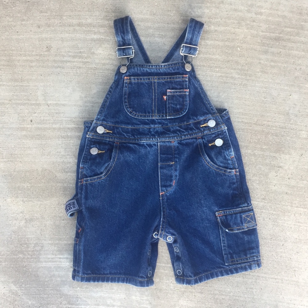 Guess Jeans baby overalls, size 2T, EUC